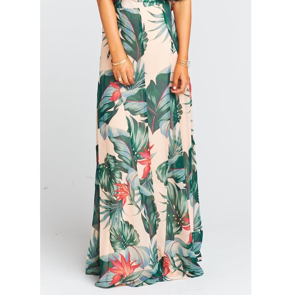 Show Me Your Mumu Princess Di Maxi Skirt Kauai Kisses Womens Medium